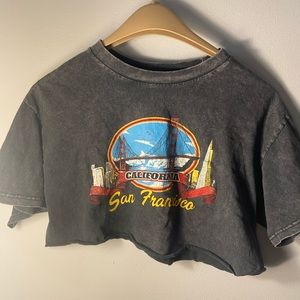 John Galt/ Brandy Melville California cropped T-shirt